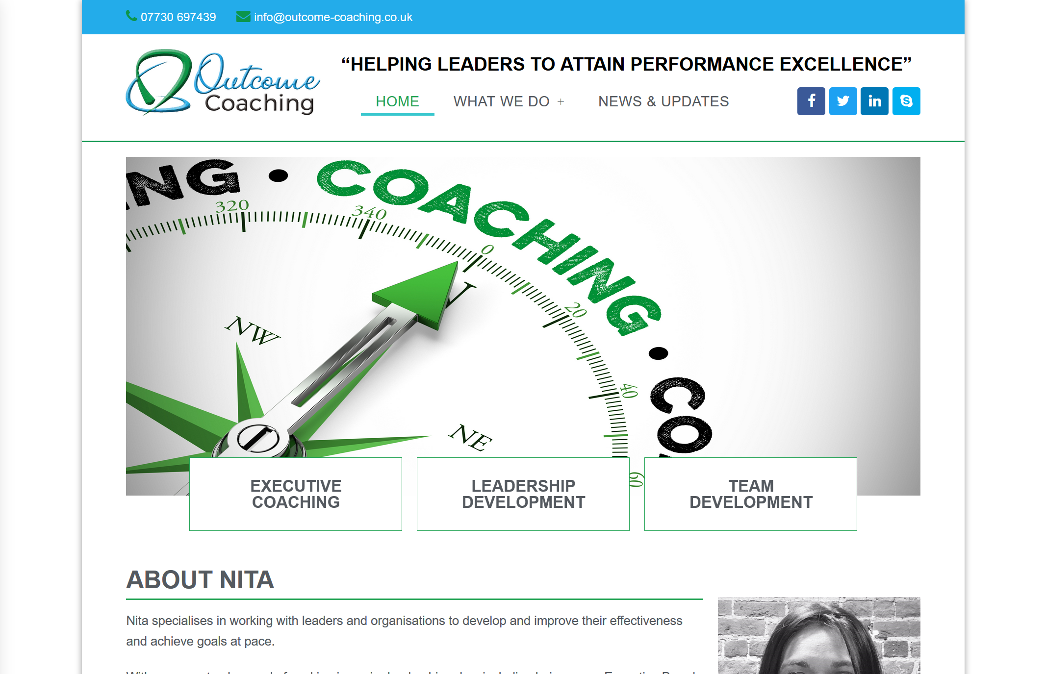Read more about the article Website Refresh for Outcome Coaching