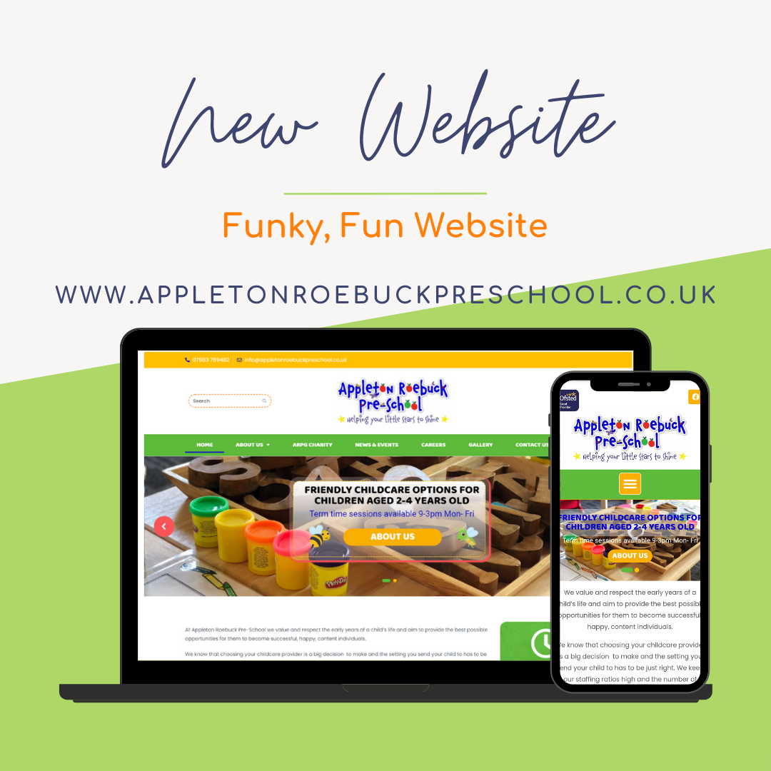 Read more about the article Launch of New Website – Appleton Roebuck Pre-School