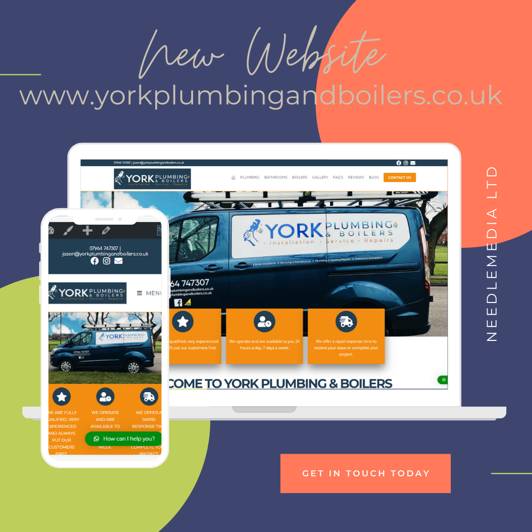 Read more about the article Website Launch – York Plumbing and Boilers