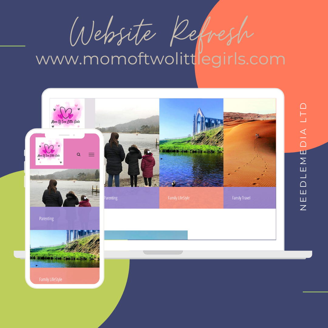 Read more about the article Website Refresh – Mom of Two Little Girls